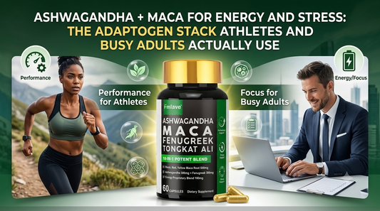 Ashwagandha + Maca for Energy and Stress: The Adaptogen Stack Athletes and Busy Adults Actually Use