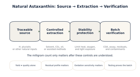 How Natural Astaxanthin Is Extracted: Comparing the Main Methods and Why It Matters