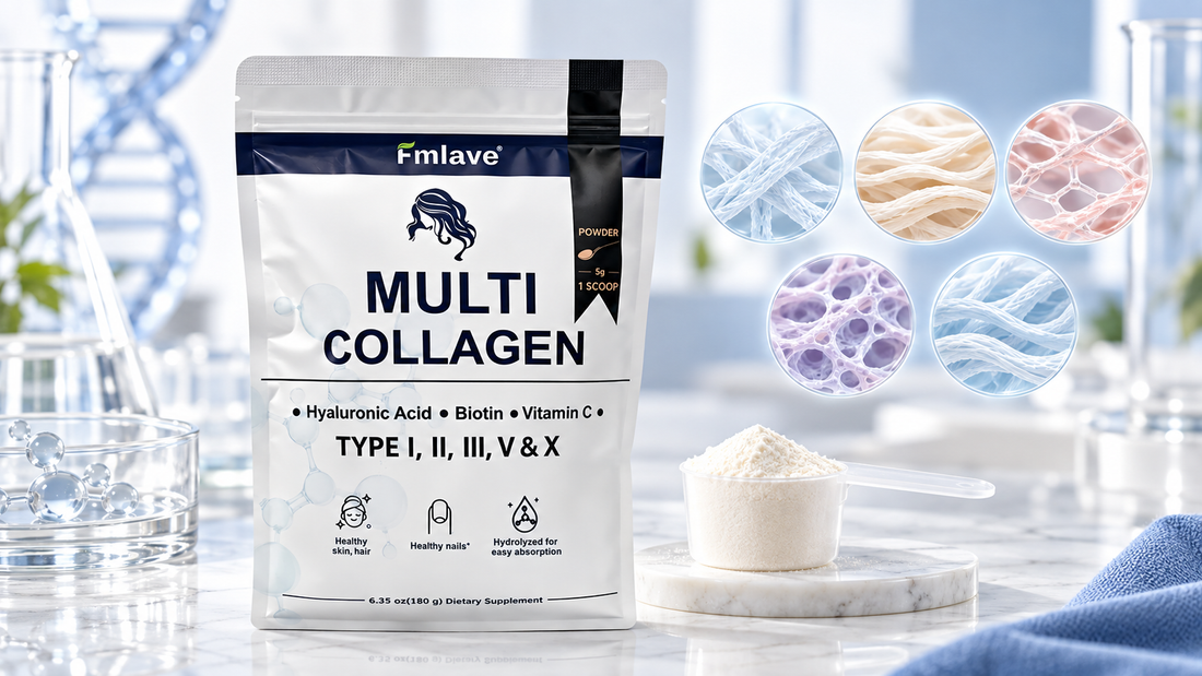 Collagen Types I, II, III, V, and X: What the Numbers on a Multi-Collagen Label Mean