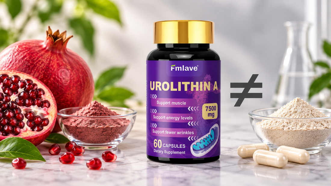 Pomegranate Extract 500 mg Is Not Urolithin A 500 mg: Read the Active Ingredient