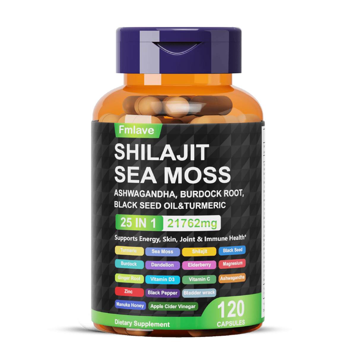 SHILAJIT SEA MOSS 120 Capsules