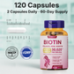 BIOTIN Vitamin B-Complex 120 Capsules