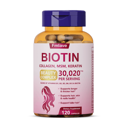 BIOTIN Vitamin B-Complex 120 Capsules