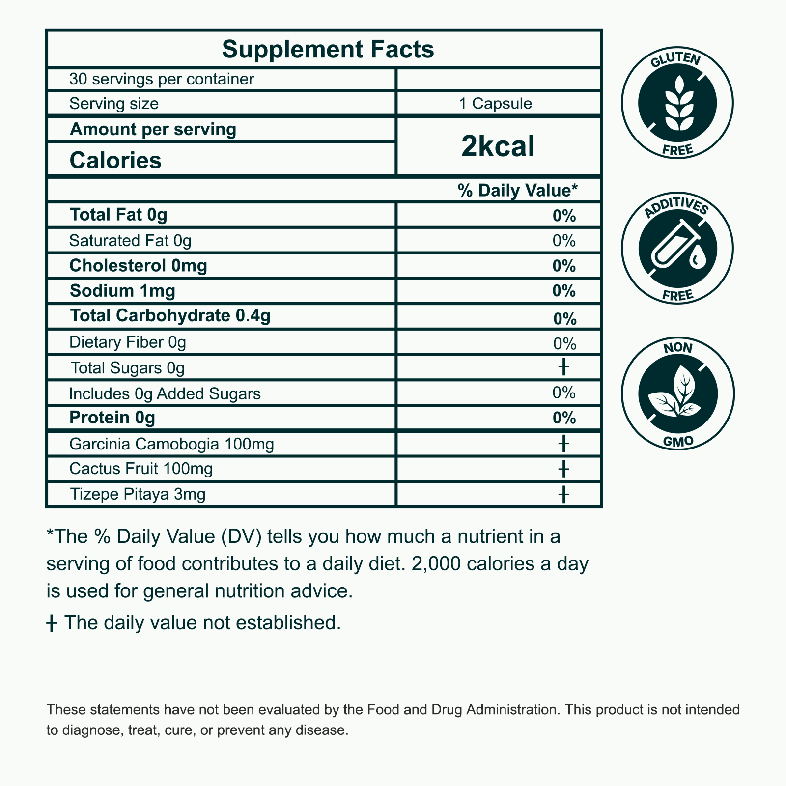 Supplement Facts — GLP-X Super Evolution