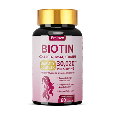 BIOTIN Vitamin B-Complex 60 Capsules