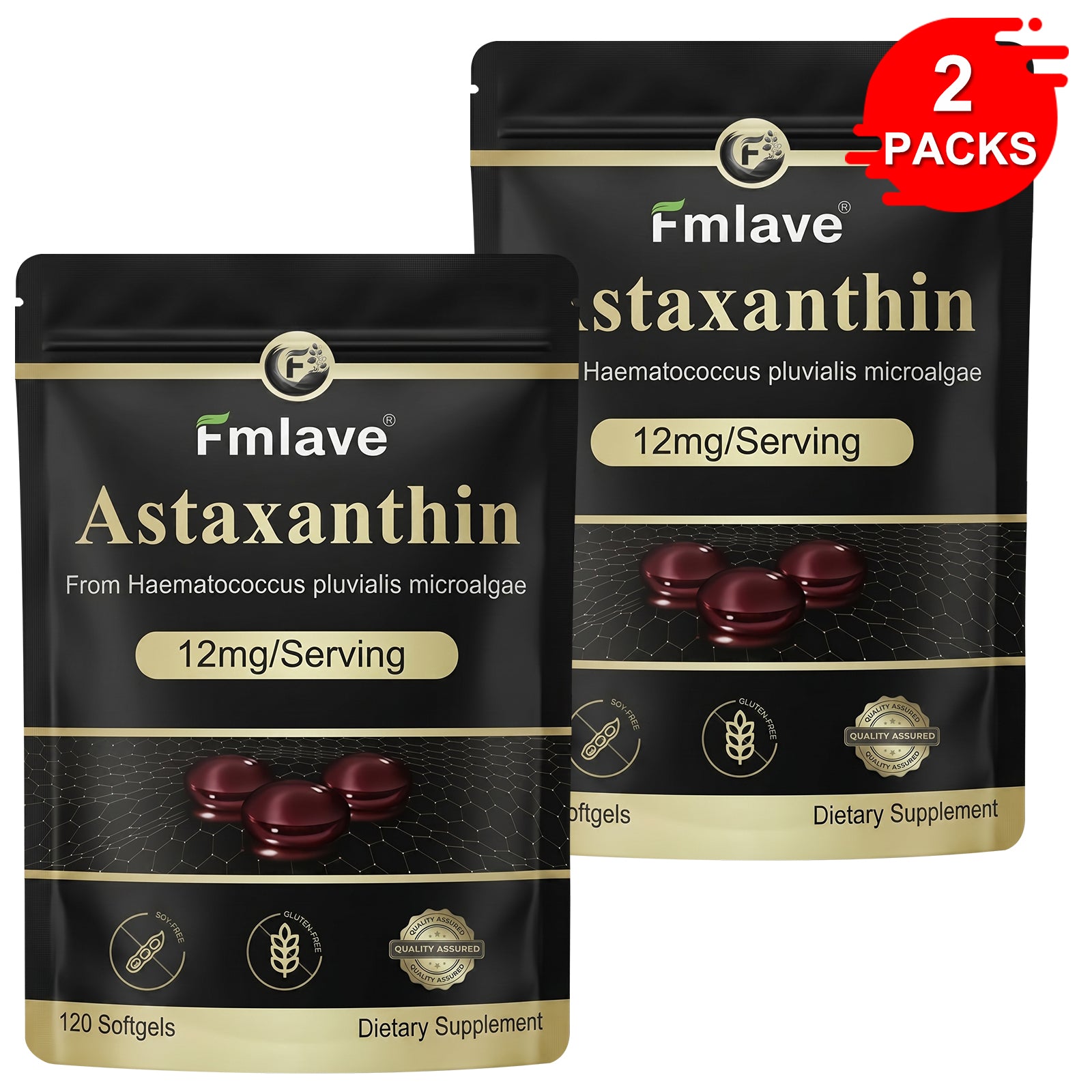 Astaxanthin back label
