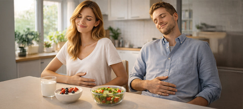 When your stomach lets you know you’ve been off your routine