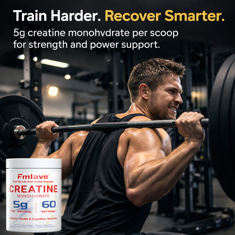 CREATINE MONOHYDRATE back label