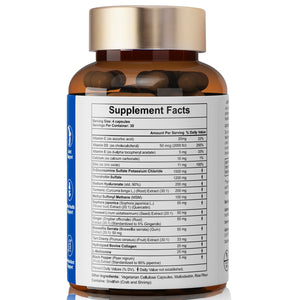 Fmlave Joint Support Supplement – Supports Joint Mobility & Flexibility, Joint Support Complex with Glucosamine, Chondroitin, MSM & Turmeric, 120 Caps