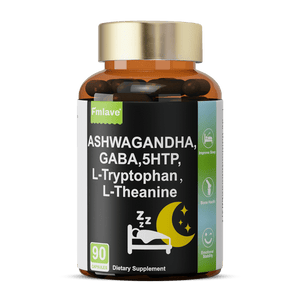 Complejo de apoyo al sueño con ashwagandha, GABA y 5-HTP