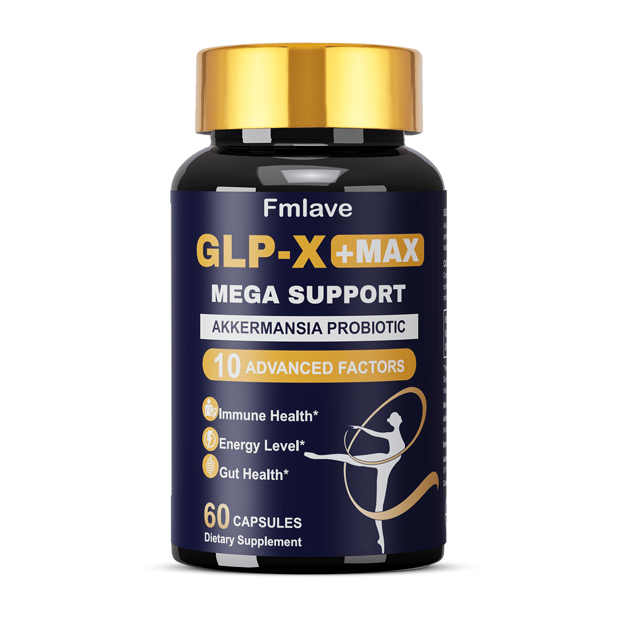 GLP-X +MAX—AKK Probiotic GLP Support | Cravings Control | Fmlave