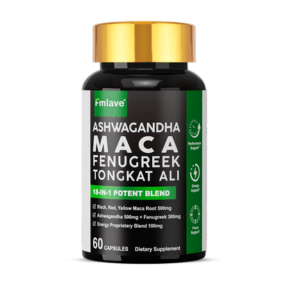 MACA ASHWAGANDHA FENUGREEK TONGKAT ALI
