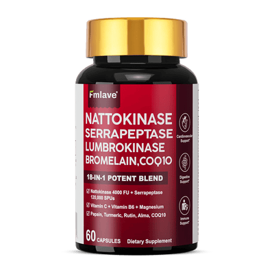 NATTOKINASE MEZCLA POTENTE 18 EN 1
