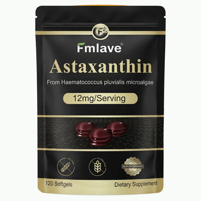 Astaxanthin 12 mg Softgels — Eye, Skin & Antioxidant Support