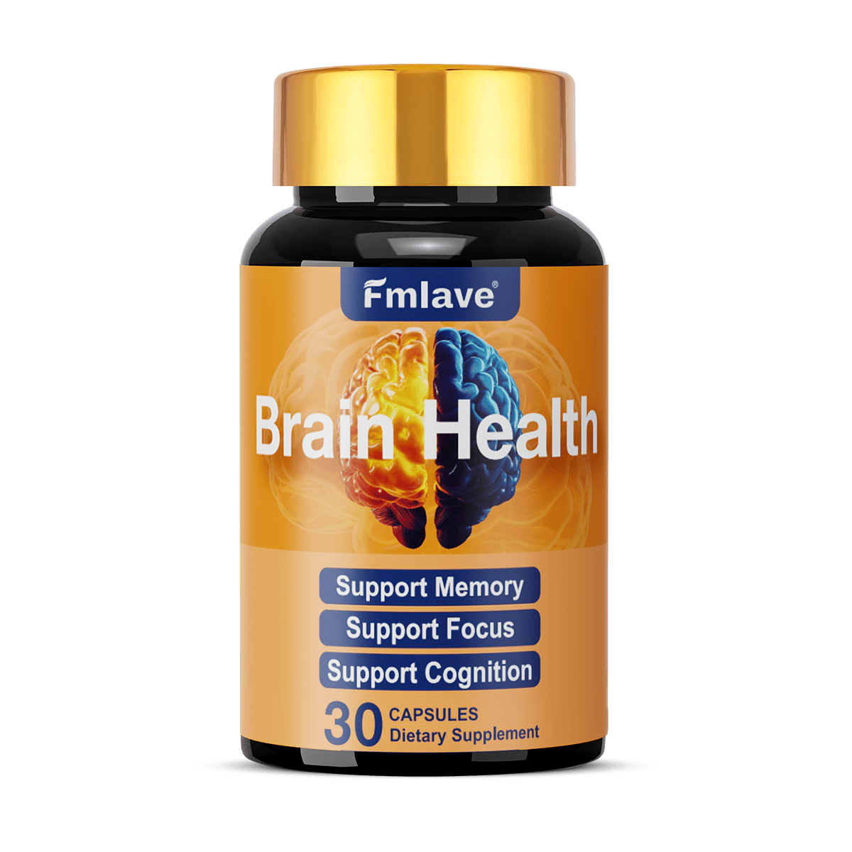 Fmlave Brain Health supplement with NAD+, Alpha-GPC, vitamin B12 and folate