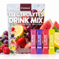 Fmlave Electrolyte Drink Mix Variety Pack B with Raspberry, Grape, Watermelon and Lemon, 20 sticks