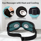Fmlave eye massager with heat and cooling, ergonomic fit, easy-clean lining, and adjustable headband