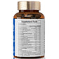 Fmlave Glucosamine Chondroitin MSM 18-in-1 120-capsule bottle back label with Supplement Facts panel