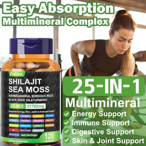 SHILAJIT SEA MOSS 120 Capsules